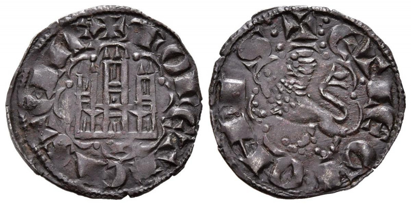 ALFONSO X (1252-1284). Noven (Ve. 0,82g/18mm). S/D. Toledo. (FAB-271). Anv: cast...