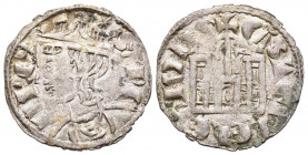 SANCHO IV (1284-1295). Cornado. (Ve. 0,82g/19mm). Coruña. (FAB-297). Anv: Busto coronado de Sancho IV a izquierda, alrededor leyenda: SANCII REX. Rev:...