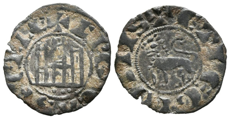 FERNANDO IV (1295-1312). Pepión. (FAB-328; Imperatrix F4:2.43). Anv: Castillo, d...