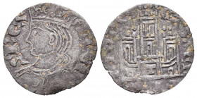 ALFONSO XI (1312-1350). Cornado. (Ve. 0,69g/17mm). Toledo. (FAB-341). Anv: busto coronado a izquierda cortando la leyenda ALFONS REX. Rev: castillo y ...