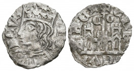 ENRIQUE II (1368-1379). Cornado. (Ve. 0,61g/18mm). Córdoba. (FAB-481; Imperatrix E2:29.1). Anv: Busto coronado de Enrique II a izquierda, alrededor le...