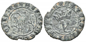 JUAN I (1379-1390). Blanca del Agnus Dei. (Ve. 1,77g/22mm). Toledo. (FAB-557.1; Imperatrix J1:10.10). Anv: Agnus Dei a izquierda, detrás estandarte, a...