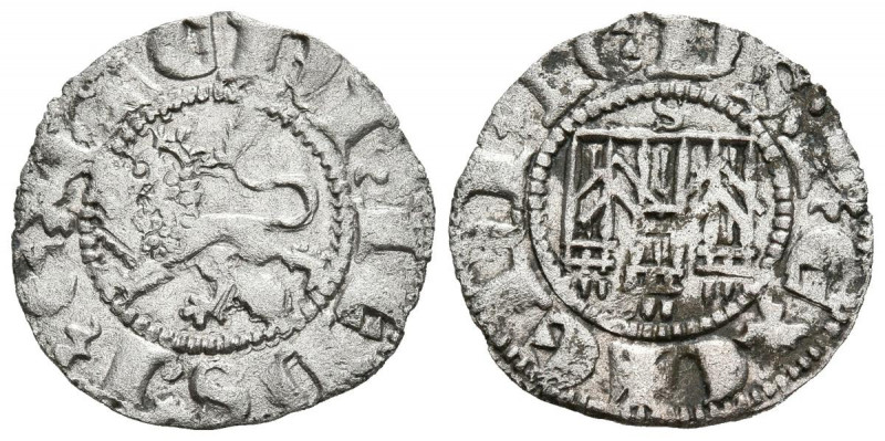 ENRIQUE III (1390-1406). Novén. (Ve. 0,80g/18mm). Sevilla. (FAB-609.2 var). Anv:...