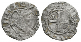 ENRIQUE III (1390-1406). Seisen. (Ve. 0,56g/15mm). Burgos. (FAB-611). Anv: Busto coronado de Enrique III a izquierda dentro de gráfila, alrededor leye...