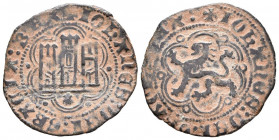 JUAN II (1406-1454). Blanca. (Ve. 2,13g/23mm). Coruña. (FAB-626; Imperatrix J2:1.43). Anv: Castillo dentro de gráfila lobular, debajo venera, alrededo...