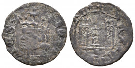JUAN II (1406-1454). Cornado. (Ve. 0,82g/18mm). Coruña. (FAB-632). Anv: busto coronado a izquierda rompiendo la gráfila y la leyenda IOHANES; Rev: cas...