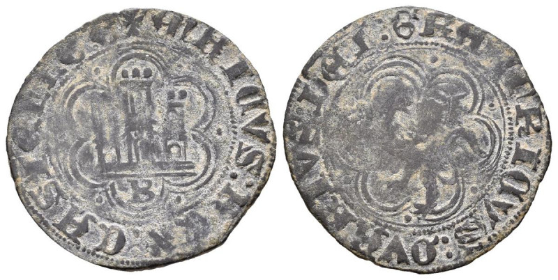 ENRIQUE IV (1454-1474). Blanca. (Ve. 1,57g/22mm). Toledo. (FAB-816). Anv: castil...