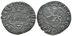 ENRIQUE IV (1454-1474). Blanca. (Ve. 1,57g/22mm). Toledo. (FAB-821). Anv: castillo y debajo T como marca de ceca, todo dentro de gráfila lobular. En l...