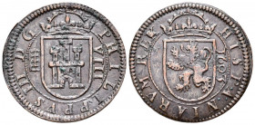 FELIPE III (1598-1621). 4 Maravedís. (Ae. 5,71g/28mm). 1603. Segovia. (Cal-2019-324). MBC.