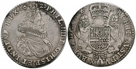 FELIPE IV (1621-1665). 1 Ducatón. (Ar. 32,27g/42mm). 1632. Bruselas. (Vicenti 1186). MBC. Buen ejemplar.