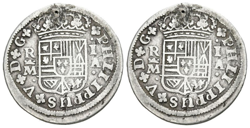 FELIPE V (1700-1746). 1 Real. (Ar. 2,78g/20mm). 1726. Madrid A. (Cal-2019-437). ...