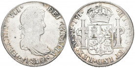 FERNANDO VII (1808-1833). 8 Reales. (Ar. 26,72g/38mm). 1820. México JJ. (Cal-2019-1334). BC.