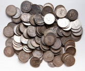 Gran cojunto formado por 117 monedas del módulo de 5 Pesetas acuñadas en el periodo comprendido entre el Gobierno Provisional y el reinado de Alfonso ...