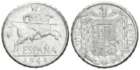 ESTADO ESPAÑOL. 10 Céntimos. (Al. 1,84g/23mm). 1941. Madrid. (Cal-2019-8). PLUS. SC.