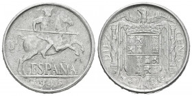 ESTADO ESPAÑOL. 10 Céntimos. (Al. 1,85g/23mm). 1945. Madrid. (Cal-2019-11). SC.