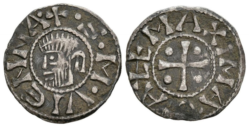 FRANCIA, Arzobispo de Vienne. Dinero. (Ar. 0,99g/17mm). 1200-1250 d.C. (Boud 104...