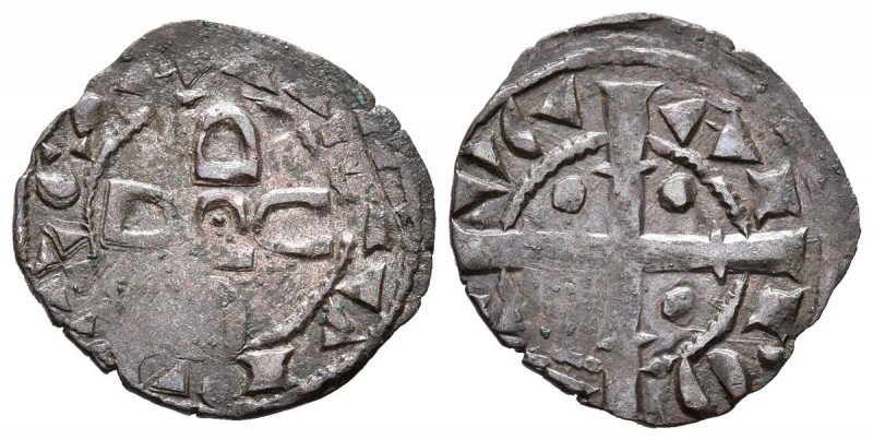 PORTUGAL. Dinheiro. (Ae. 0,61g/16mm). Sancho II (1223-1248). (Gomes 22.04). MBC.