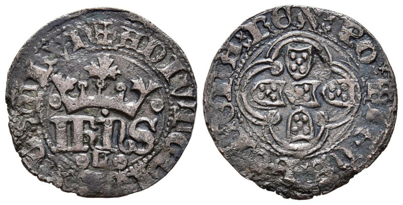 PORTUGAL. 1/2 Real de 10 Soldos. (Ae. 1,25g/18mm). D. Joao I (1385-1433). (Gomes...