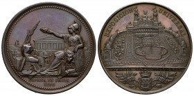 ALFONSO XII. (1874-1885). Exposición Universal de París. (Ae. 62,39g/50mm). 1878. EBC. Rayitas.

Esta tercera Feria Universal, cuyo temática girabe ...