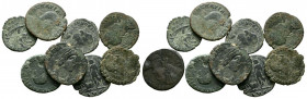 IMPERIO ROMANO. Bonito conjunto compuesto por 9 follis bajo imperiales y de diferentes emperadores así como estados de conservación. A EXAMINAR.