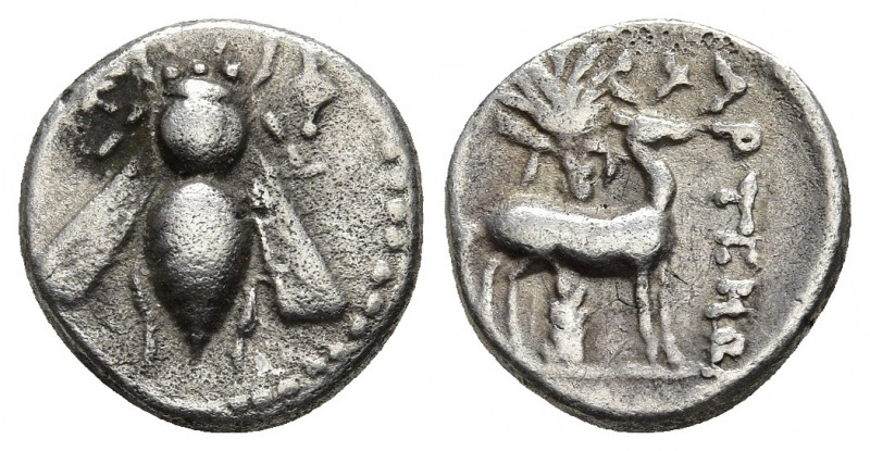 IONIA, Ephesos. Circa 202-150 BC. Drachm Artemidoros. 3.95gr.1 16.2mm.
E - Φ Be...
