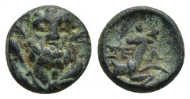 PISIDIA, Selge. 2nd-1st century BC. Æ 1.75gr. 11.9mm.