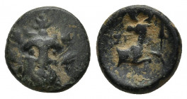 Pisidia, Selge, 2nd-1st centuries BC. Æ 2.36gr. 12.4mm.
