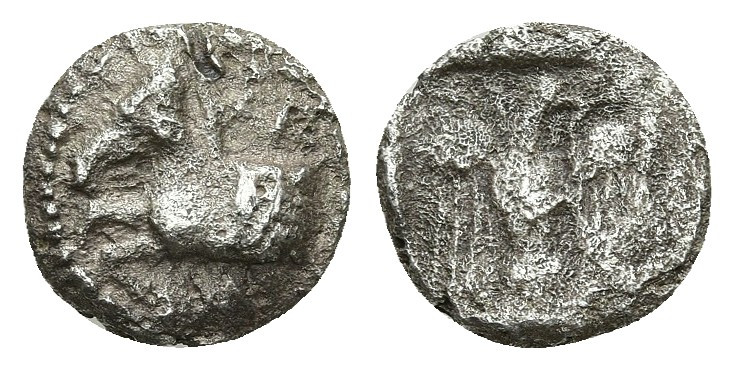 KINGS of THRACE ,Odrysian.sparadokos  obol 0.91gr. 10.2mm.