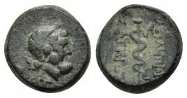 Mysia, Pergamon. Ca. 200-113 B.C. AE 4.06gr. 13.7mm.