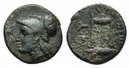 Mysia. Kyzikos circa 300-180 BC. Bronze Æ 2.03gr. 12.9mm.