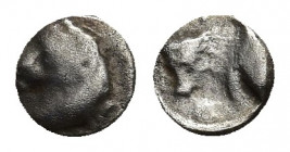 CARIA. Uncertain. Hemiobol (Circa 400-340 BC). 0.46gr. 7.2mm.