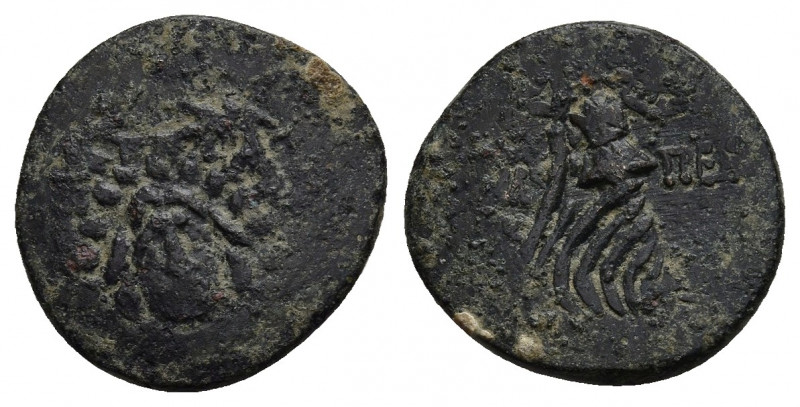 Paphlagonia, Amastris Æ22. Time of Mithradates VI, circa 90-85 BC 6.8gr. 22.1mm....