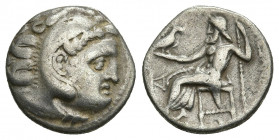 KINGS OF MACEDON. Alexander III 'the Great' (336-323 BC). Drachm Kolophon mint. 4.18gr. 17.1mm.
