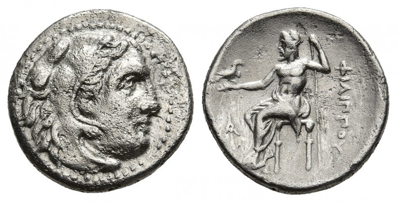 Macedonia, Philip III; c. 323-319 BC, Drachm Uncertain mint. 4.16gr. 18mm.
Alex...