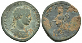 Severus Alexander. 222-235 AD. Sestertius Rome, 21.46gr. 30.1mm.