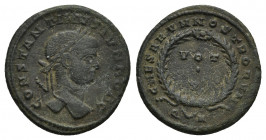 Constantine II Æ Follis. Rome AD 321. 2.73gr. 18.7mm.