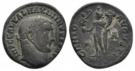 Maximinus II Æ Nummus. Antioch, AD 311-312. 4.40gr. 21.3mm.