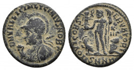 Licinius II, 317 - 324 AD AE Follis, Nicomedia 2.85gr. 18.5mm.