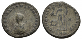 CONSTANTINE II (Caesar, 316-337). Follis. Nikomedia 3.0gr. 18.8mm.