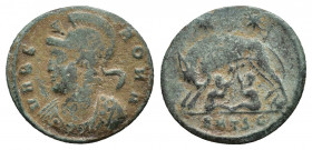 Commemorative Series, 330-354. Æ Follis Thessalonica, 1.62gr. 17.4mm.
