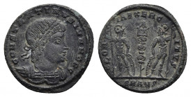 Constantinus II, as Caesar AD 317-337. Antioch Follis Æ 1.47gr. 16mm.