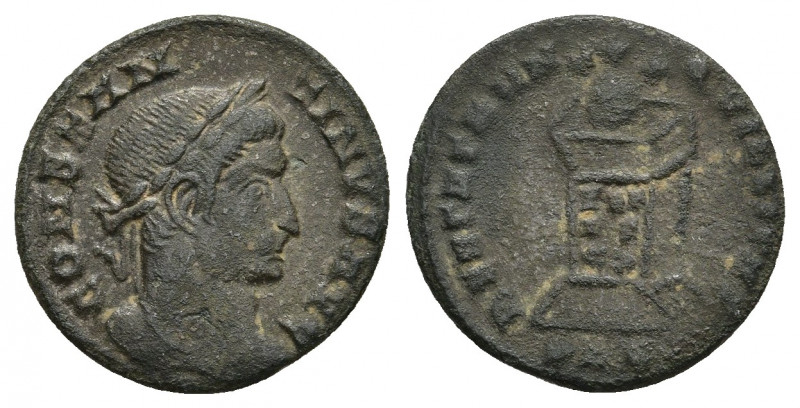 CONSTANTINE I THE GREAT (306-337) 2.17g 18.4mm Follis. Treveri.
Obv: CONSTANTIN...