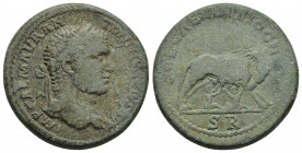 PISIDIA. Antioch. Caracalla, 198-217. 27.16gr. 33.3mm.
IMP CAE M AVR ANTONINVS PIVS AVG Laureate head of Caracalla to right. Rev. COL CAES ANTIOCH / ...