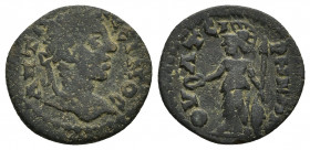 Lydia, Thyatira. Elagabalus A.D. 218-235. AE 2.60gr. 18.8mm.
