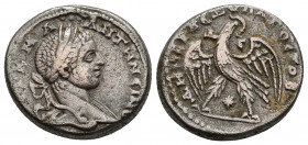 Elagabalus AR Tetradrachm of Antioch, Syria. AD 218-222. 13.22gr. 25.2mm.