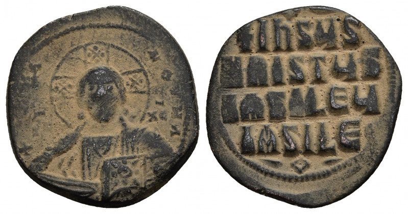 Anonymous Æ 40 Nummi. Time of Basil II and Constantine VIII. Constantinople, cir...