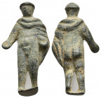 Roman Bronze Statuette, 3rd - 2nd century BC 23.6gr. 48.7mm.SOLD AS SEEN, NO RETURN!