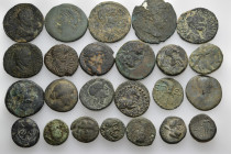 Roman Provincial and Greek lots. 24 pieces SOLD AS SEEN, NO RETURN!