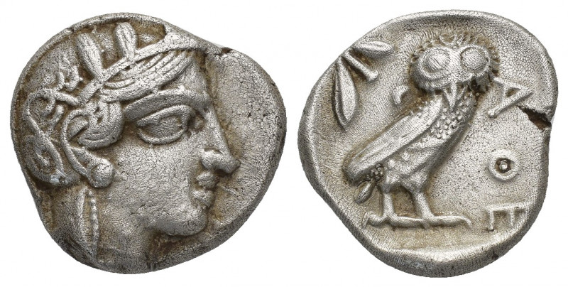 Greek 
 Attic, Tetradrachm, Athens, after 449 BC, AR, Head of Athena r., wearing...