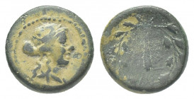 Greek Lydia, Sardes Æ 15mm. Circa 133 BC-AD 1. 3.9g 15mm